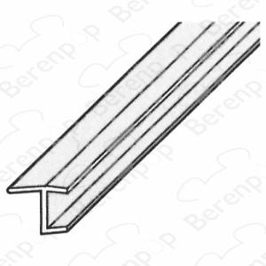 Villeroy en Boch Subway PGR60458500009 H-Profil klein, 200cm, 8mm