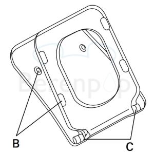 Villeroy en Boch Venticello Slimseat 9M79S101 WC-Sitze mit Deckel weiß