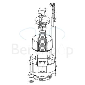 Wisa 8050801512 outlet mechanism for Wisa 450/336 *no longer available*