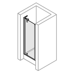 Huppe 1002, 054204 verticale afdichtingsstrip/ magneetstrip *niet meer leverbaar*