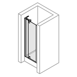 Huppe 1002, 054204 verticale afdichtingsstrip/ magneetstrip *niet meer leverbaar*