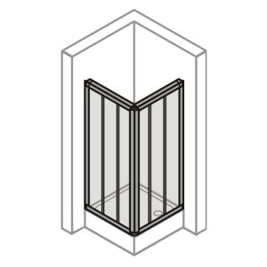 Huppe 1002, 054530 verticale afdeklijst *niet meer leverbaar*