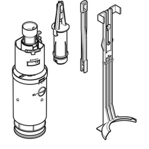 Geberit 240501001 bottom valve Twinline UP130 for model year 1978-1986