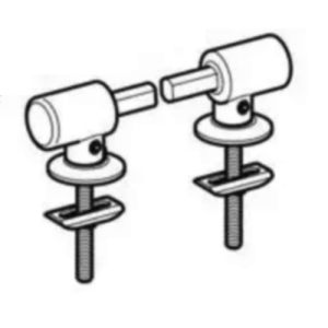 Geberit 598035000 set scharnieren chroom