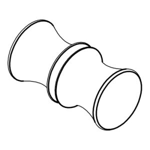 HSK E100140-1-41 knopgreep chroom