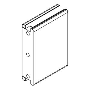 HSK Kienle E100313-O-41 C hinge part glass holder top, chrome