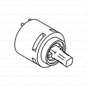 HSK Dusche & Co! E98548 Kartusche Einhebelmischer für Ersatz