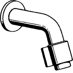 Hansa Nova 00868101 tapkraan wand chroom