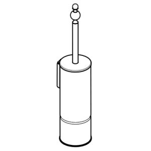 Inda Raffaella - Tosca A37140CR Toilettenbürstenhalter Chrom
