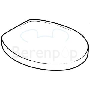 Keramag Renova No. 1 Comprimo 571044068 WC-Sitze mit Deckel pergamon