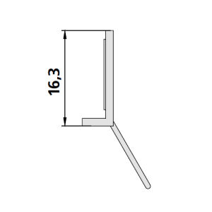 Kermi 2534805 set spatwaterdichtingen 2 x 100cm