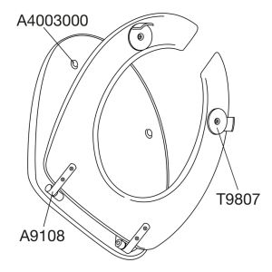 Pressalit Dania non contact R38000-D92999 toilet seat with cover white
