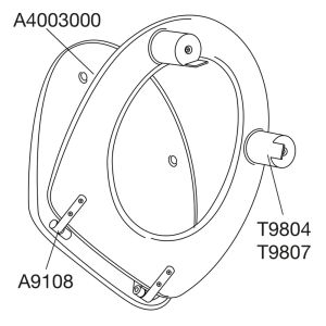 Pressalit Dania R34000 toilet seat 100mm raised with lid with splash guard white
