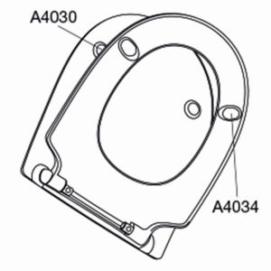 Pressalit Project 300 Pro 1194111-DH9999 toiletzitting met deksel zwart