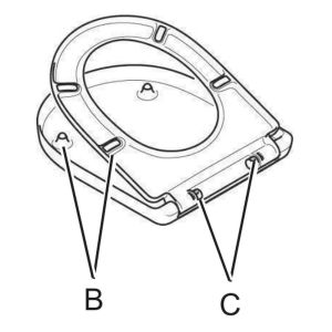 Villeroy en Boch O.Novo 8M43S101 toilet seat with cover white