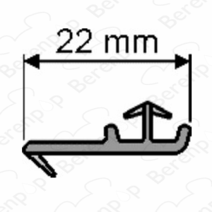 Huppe universal 070012 Dichtungsprofil, 199,9cm