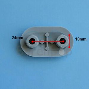 Pressalit A4001 buffer voor zitting ovaal grijs