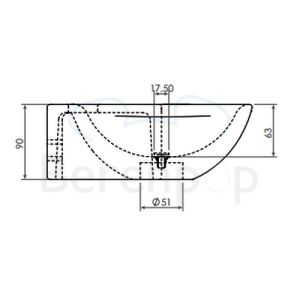 Clou First CL0303100 ceramic fountain 39cm white