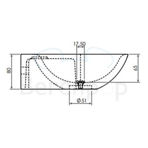 Clou First CL0308100 mineral marble fountain 39cm white