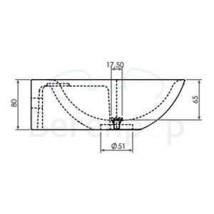 Clou First CL0310100 aluite fountain 39cm white