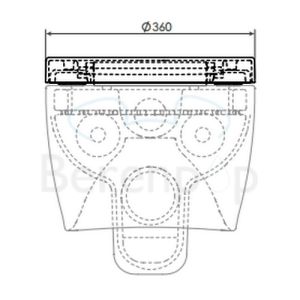 Clou First CL0406010 toiletzitting met deksel wit *niet meer leverbaar*