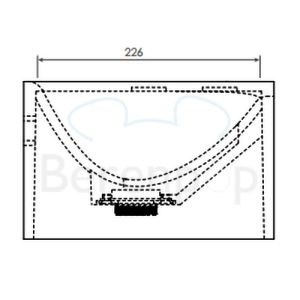 Clou Hammock Plus CL0313270 aluite fountain 65cm white