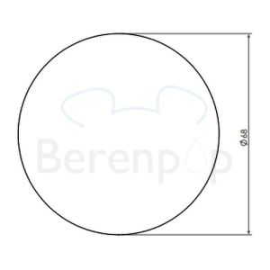 Clou InBe IB0651004 Stecker Chrom