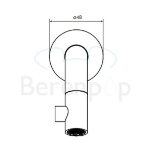 Clou Kaldur CL060500129 Handwaschbeckenarmatur 1/2