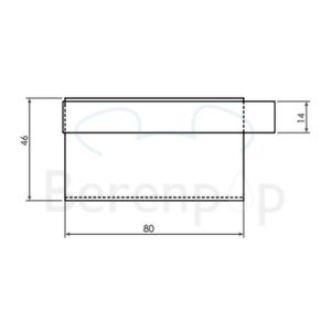 Clou Quadria CL090112729 shower basket 300mm chrome