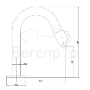 San4U 2503565 One Pack Floor fonteinset wit keramiek/ chroom