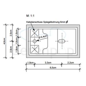 Decor Walther 0302403 OMEGA 20 wall light 30,5/50,5/100,5x4,5cm brushed nickel