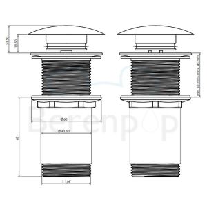 Clou InBe IB0651002 Stecker Chrom