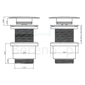 Clou InBe IB0651004 Stecker Chrom