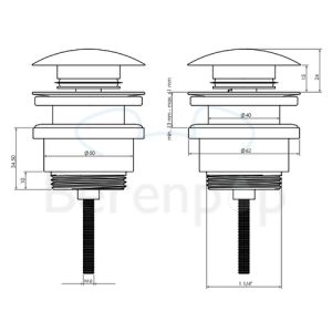 Clou InBe IB0651005 Stecker Chrom