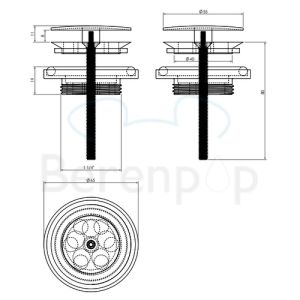Clou Mini Wash Me CL065102240 Stecker Edelstahl poliert