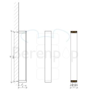 Decor Walther Ziegel 0592200 BK HTE41 Handtuchhalter chrom