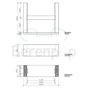Decor Walther Ziegel 0590600 BK TPH5 Toilettenpapierhalter chrom
