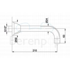 Fima Carlo Frattini F2156OR Wandauslauf 1/2