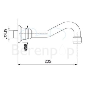 Fima Carlo Frattini F2157SN Wandauslauf 1/2