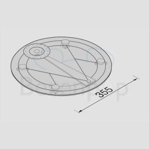 Geesa Hotel 1150 scale chrome/ clear glass