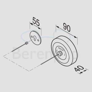 Geesa Hotel 134 waslijn uittrekbaar 235cm RVS gepolijst