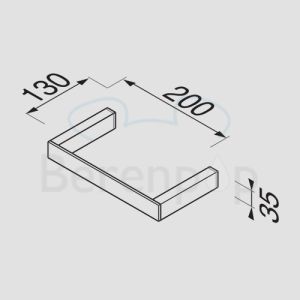 Geesa Modern Art 350402 Handtuchring chrom