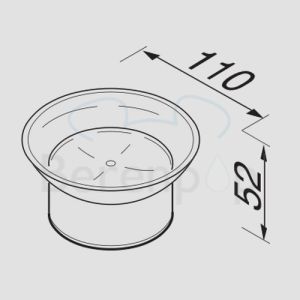 Geesa Nemox 653202 Seifenhalter chrom