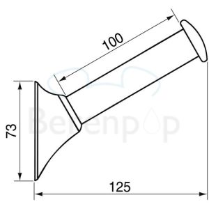 Handicare (Linido) LI2635000602 Toilettenpapierhalter Kunststoff weiß