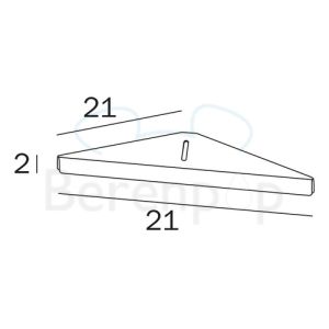 Inda Hotellerie - Gealuna A1031BCR soap holder chrome