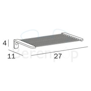 Inda Hotellerie - Gealuna - Ego A1351ACR soap basket chrome