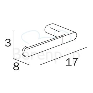 Inda Mito A2025ACR Toilettenpapierhalter chrom