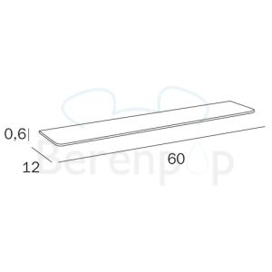 Inda Quadro - Export R1150A Glasplatte transparent Klarglas