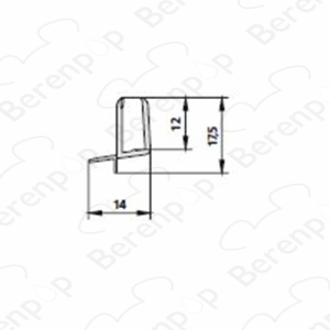 Kermi Ibiza EDI2STW0426910K (2534044) spatwaterdichting 100cm