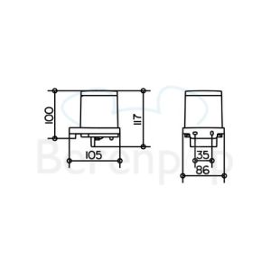Keuco Moll 12752010100 lotion dispenser 180ml chrome/ white